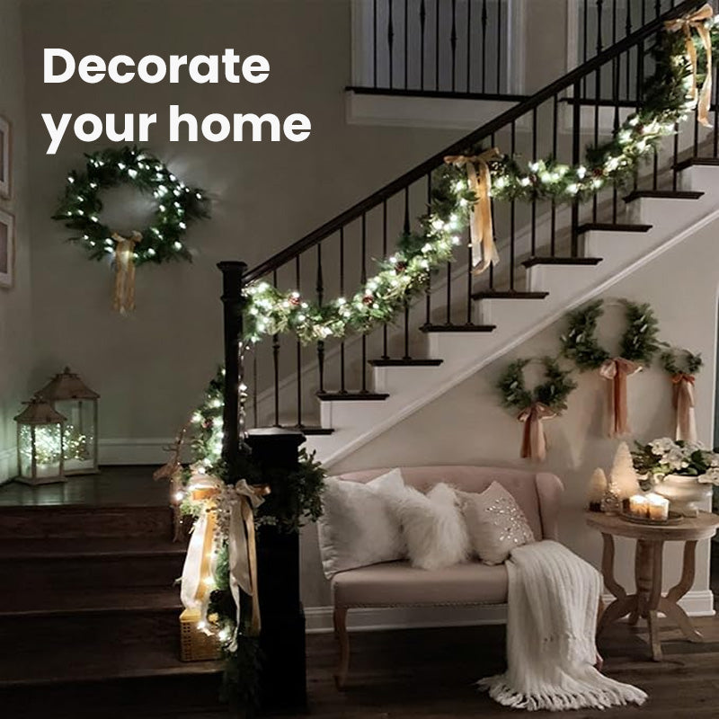 Decoratieve LED-lichtslingers – Perfect voor Kerstmis, bruiloften, feestjes en sfeervolle verlichting in huis