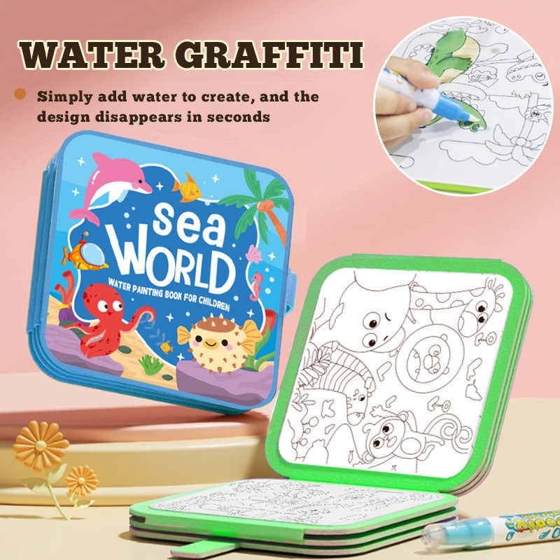 🌈 Watertekenboek voor kinderen: rustig boek 🌈