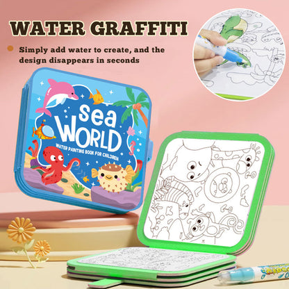 🌈 Watertekenboek voor kinderen: rustig boek 🌈