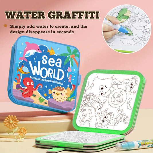 🌈 Watertekenboek voor kinderen: rustig boek 🌈