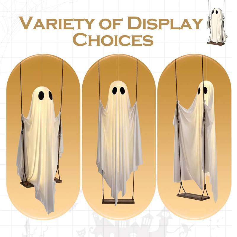 De hangende schommelende geest