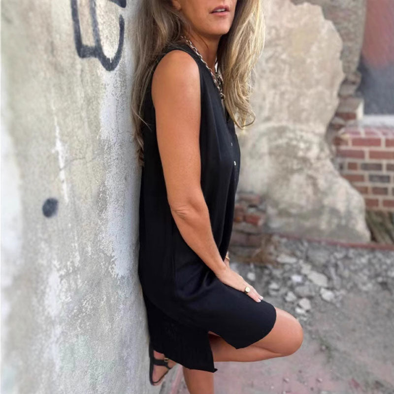 🌟Tijdelijke aanbieding 45% KORTING🎁Mode Effen Jurk