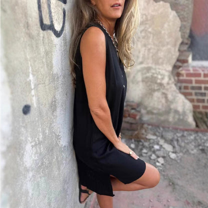 🌟Tijdelijke aanbieding 45% KORTING🎁Mode Effen Jurk