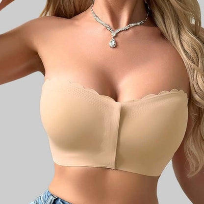 Naadloze Bandeau Beha Zonder Sluiting Aan De Voorkant
