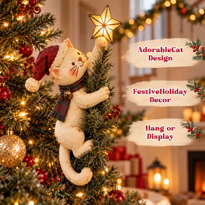 🐱 Cat Christmas Tree Ornament — Tired Of Generic Plain Christmas Decor!