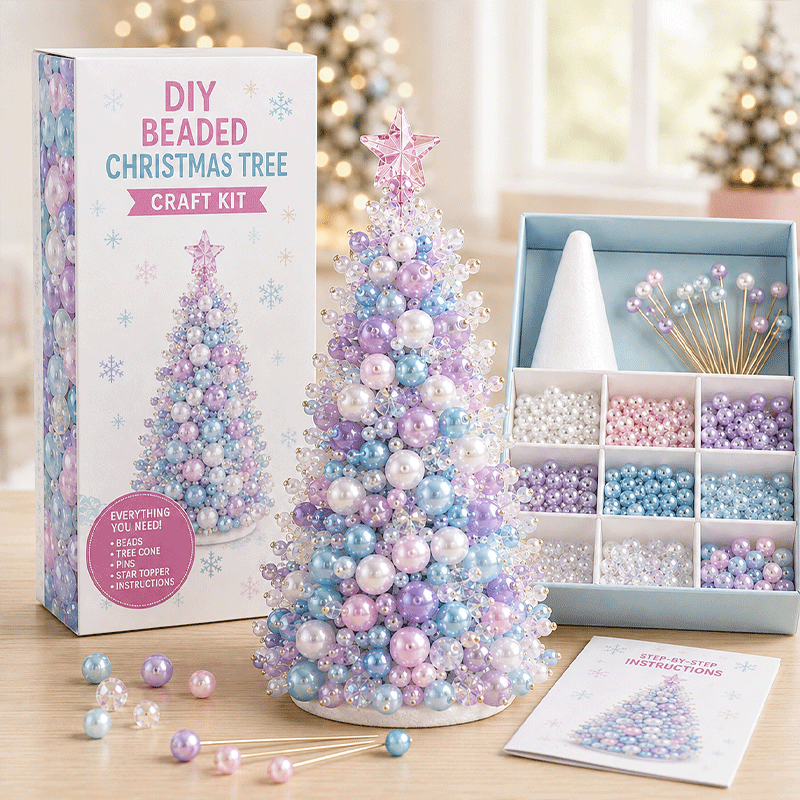 🔥49% korting – laatste dag – 3 kopen, 1 gratis🎄 Dromerige DIY-set voor een kerstboom met kralen (📦Bij aankoop van 2 stuks gratis verzending)