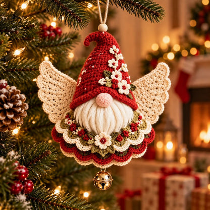 🎄 DIY-pakket voor een gehaakte kerstengel als kerstversiering – Zelf maken, ophangen en koesteren✨