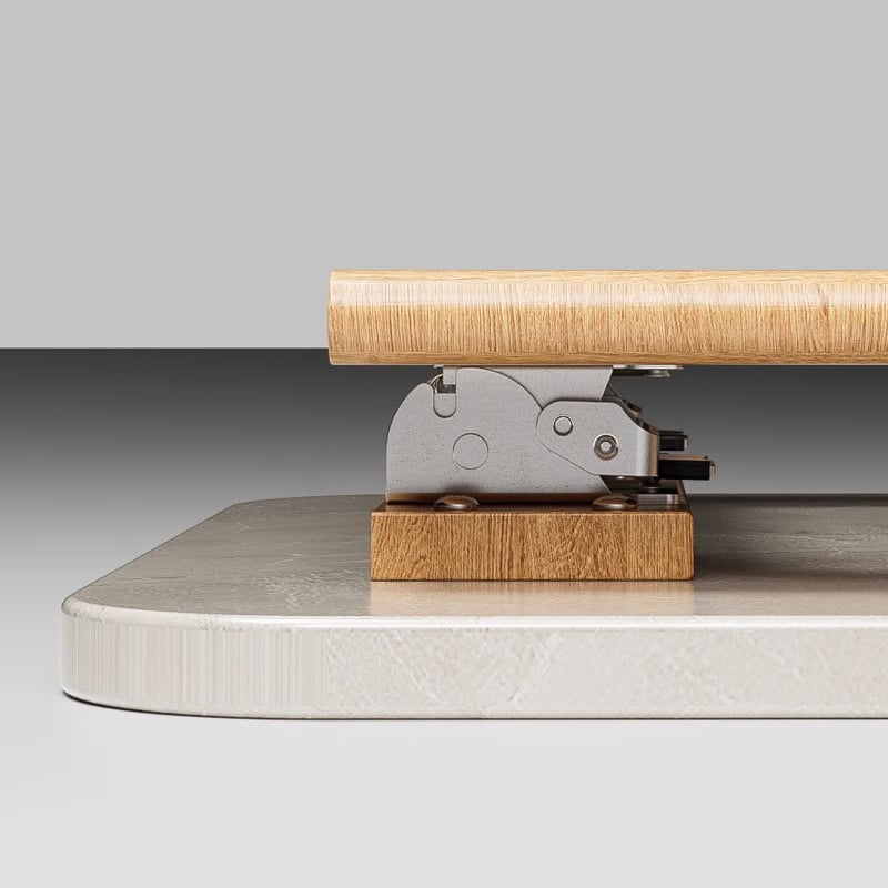 Zware inklapbare beugels met 90° vergrendeling - ruimtebesparende stalen scharnieren