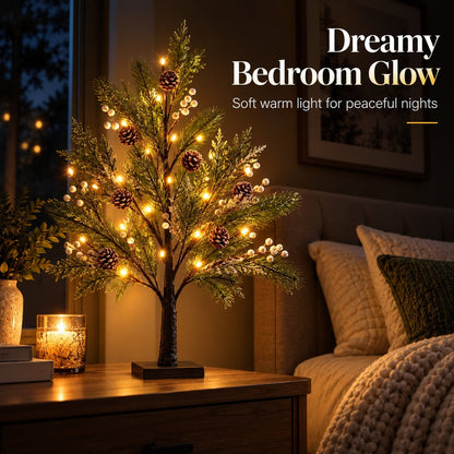 🎄💡 LED Lichtboom – Natuurlijke Elegantie voor Elk Seizoen 🌿✨