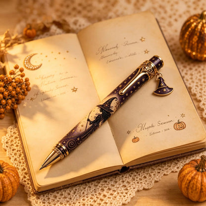 🎃🔮 Griezelige Halloween-pen-cadeauset | Decoratieve pen, bijpassende herinneringskaart en bijpassende geschenkdoos in 3 limited edition-uitvoeringen ✨
