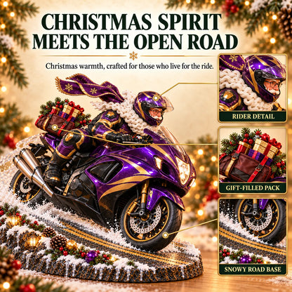 🏍️🎅 De terugreis van de kerstman – Kerstcollectie met motortour-souvenirs💨