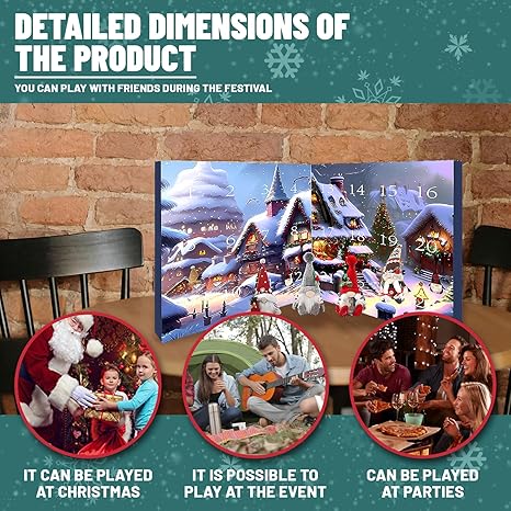 🎅Kerstkabouter aftelkalender 2025(2 kopen, gratis verzending)