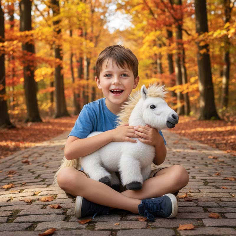 🐴 Elektrisch Pony Pluche Pop - Zacht En Schattig Komend ✨