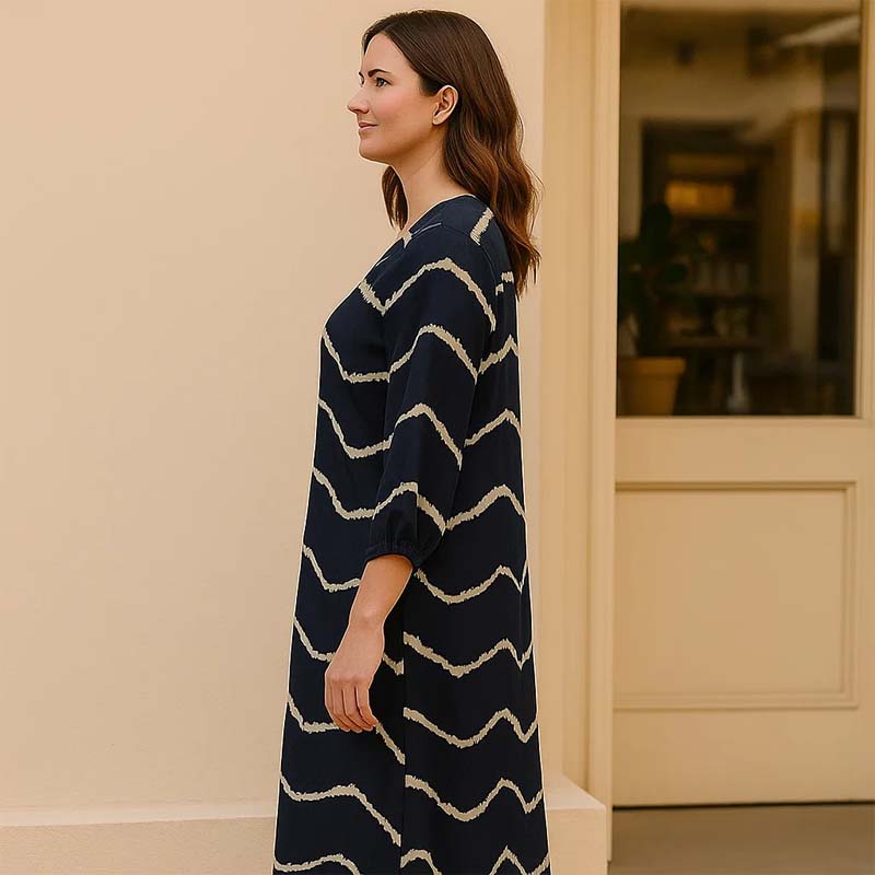 🥰Zomerspecial 39% KORTING🎁Boheemse Gedrapeerde Jurk