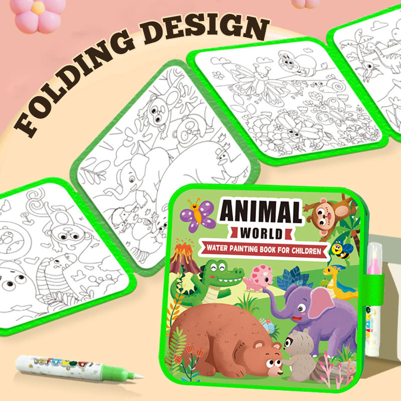 🌈 Watertekenboek voor kinderen: rustig boek 🌈