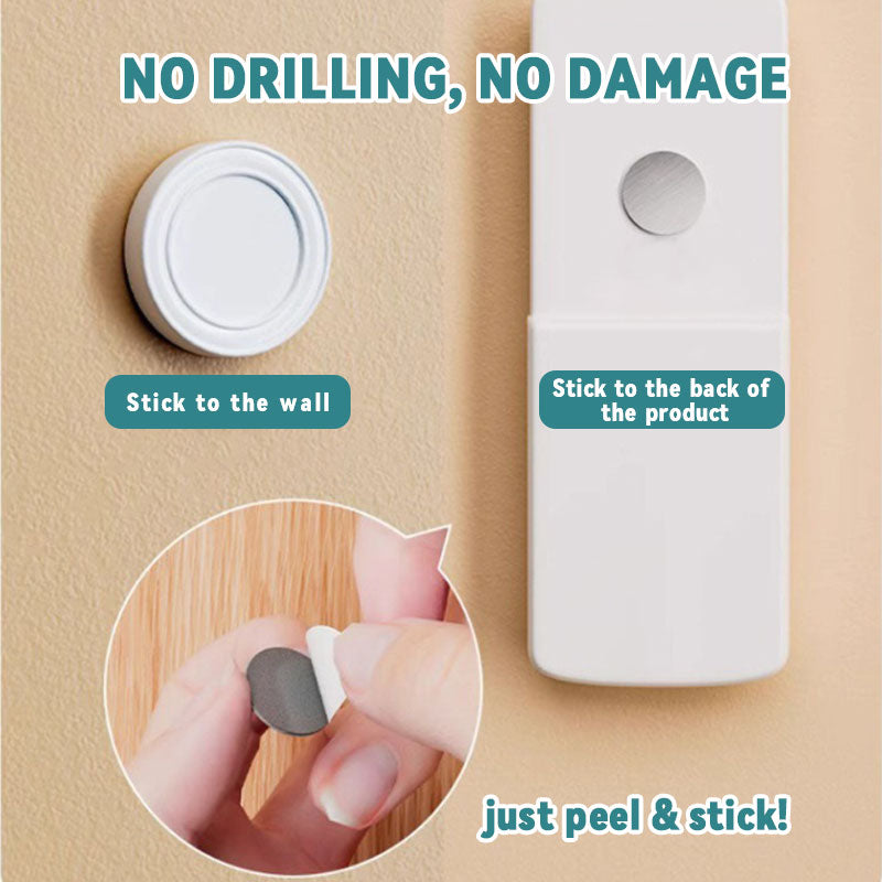 Punch-Free Magnetische Haak Sticker🧲