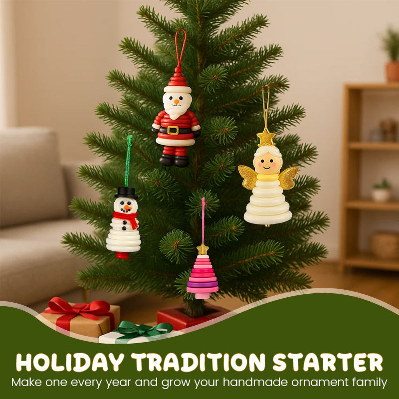 ☃️ DIY knoop sneeuwpop ornament kit