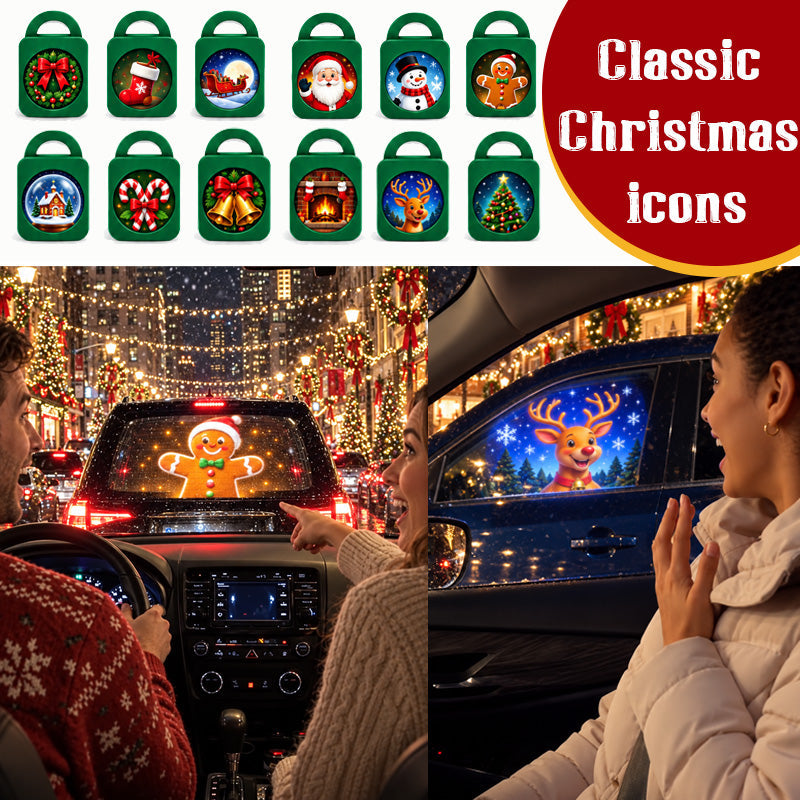 Merry Ride Kerst-autoprojectorlampje