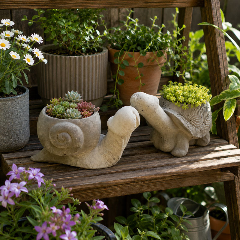 Leuke plantpotten voor in de tuin