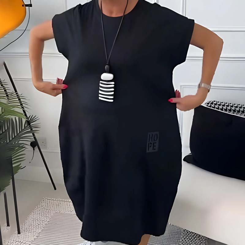 🌟 Stijlvolle Comfortjurk met Print