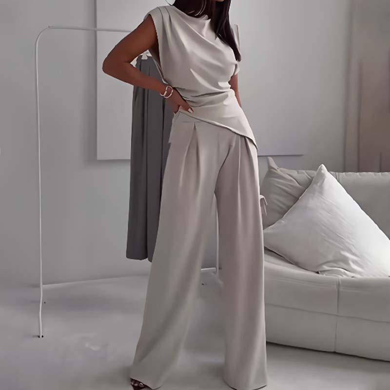 ✨Gratis verzending✈️Dames high-end effen tweedelig pak