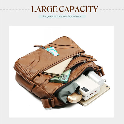 👜✨ Stijlvolle Crossbody Schoudertas met Grote Capaciteit