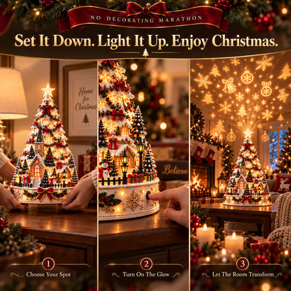 🎄MerryRealm™ Kerstdorp-verlichtingsboom