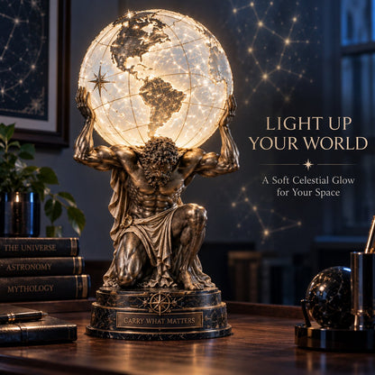 🌍 Atlas verlichte wereldbol-lamp 🌌