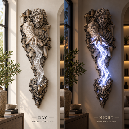 ⏰ Beperkte voorraad 50% KORTING  ⚡🌊 Collectie wandlampen met mythologische beelden 🏛️✨