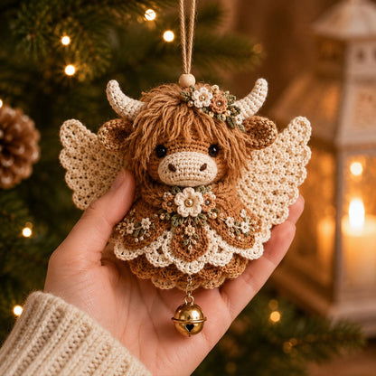 🔥Laatste dag: 50% KORTING 🪽 DIY-set voor een gehaakt ‘Animal Angel’-kerstornament