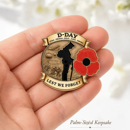 🌺 Broche ter herdenking van de 111e verjaardag, in beperkte oplage met rode klaproos