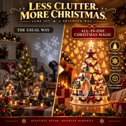 🎄MerryRealm™ Kerstdorp-verlichtingsboom