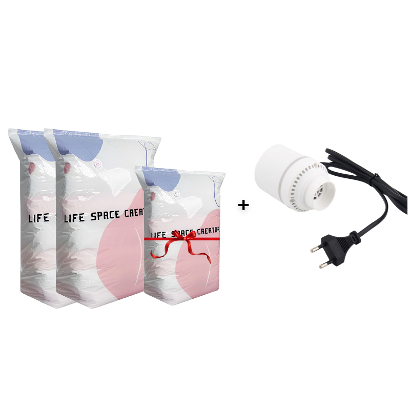 🧳💨 Vacuümzakken voor opslag, geen pomp nodig – gewoon indrukken om te sluiten, geen pomp vereist. Bespaart 80% ruimte. 🛏️🗄️