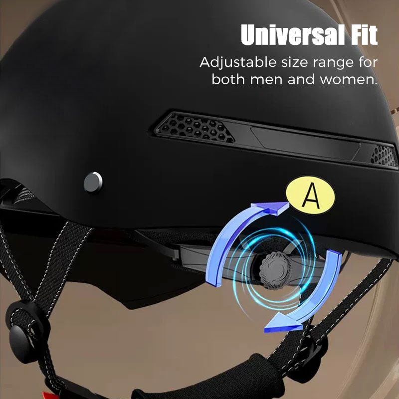 🛡️Ademende, lichtgewicht, botsbestendige motorhelm