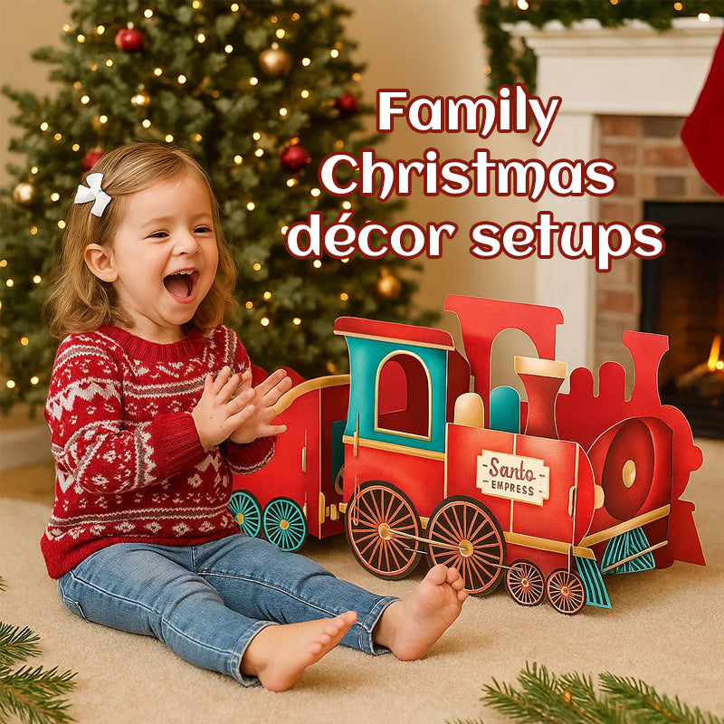 🎁 Santa's Gift Train - Breng kerstvreugde in stijl! 🚂🎄