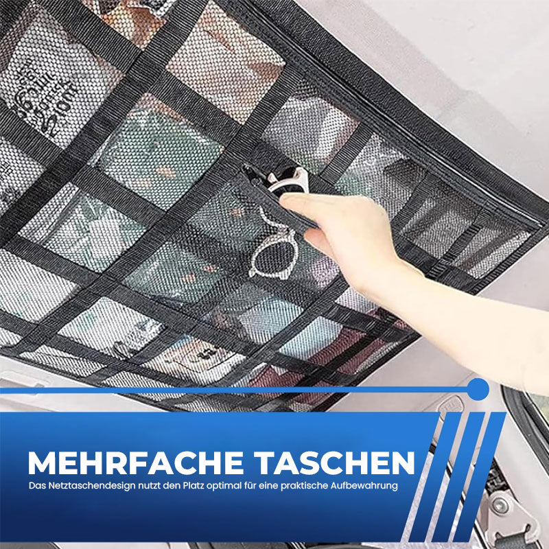 Opknoping mesh opbergtas voor autodak