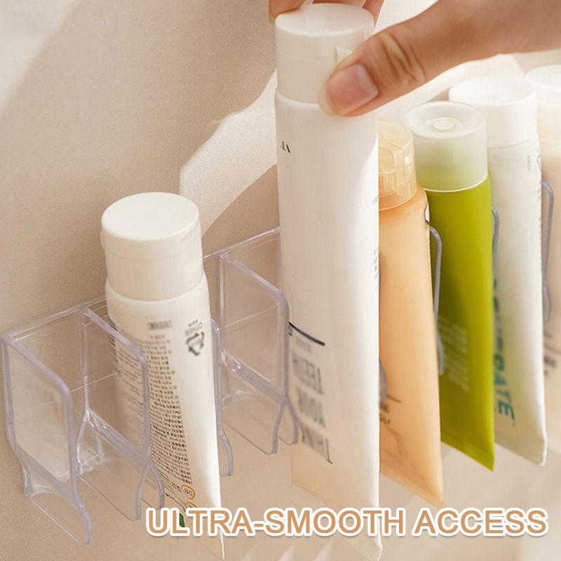 🎁Een must-have voor het hele gezin🏠Wandgemonteerd wasrek zonder stoten