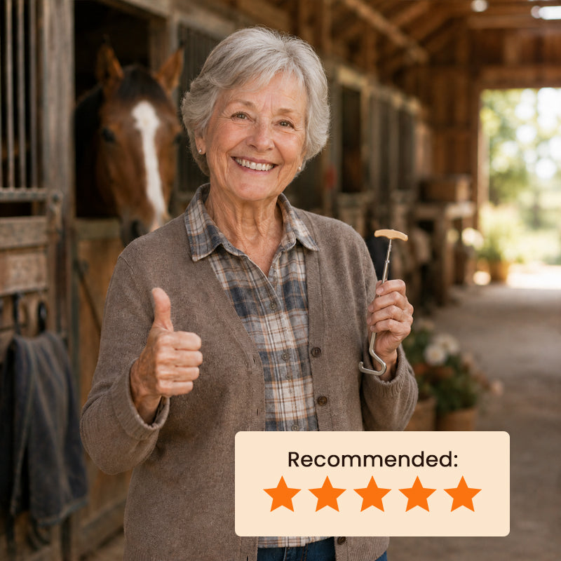 👞 Schoenlepelhaak in de vorm van een paard, om schoenen gemakkelijk aan te trekken