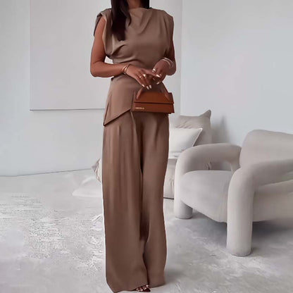 ✨Gratis verzending✈️Dames high-end effen tweedelig pak