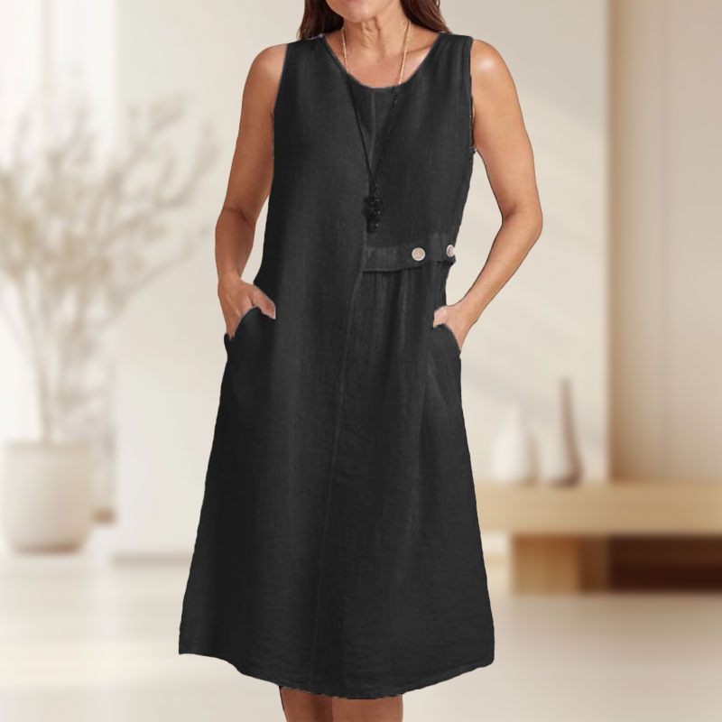 🌟Korting op nieuw product 49% KORTING🎁Jurk Met Knoopzakken