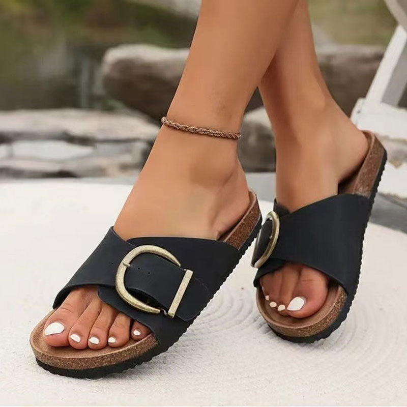 Vintage riemgesp Birkenstock-pantoffels