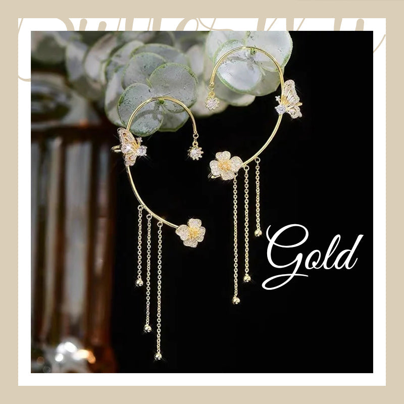 💎🦋 Zirkonia oorbellen met vlinderpoo💖💎