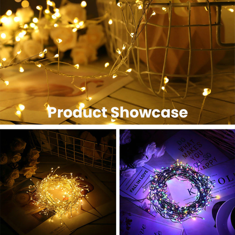 Decoratieve LED-lichtslingers – Perfect voor Kerstmis, bruiloften, feestjes en sfeervolle verlichting in huis
