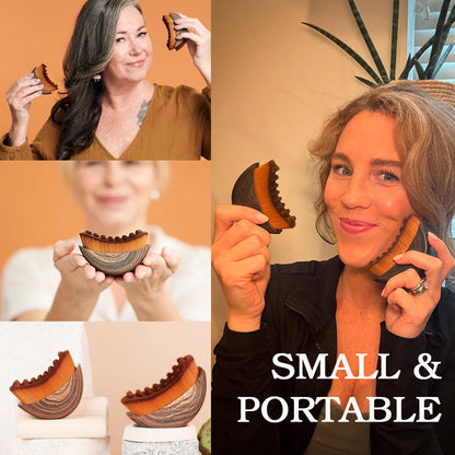 Lymfatische contourborstel voor het gezicht