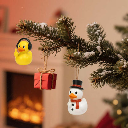 Middelvinger Rubber Eend Kerst Blind Box