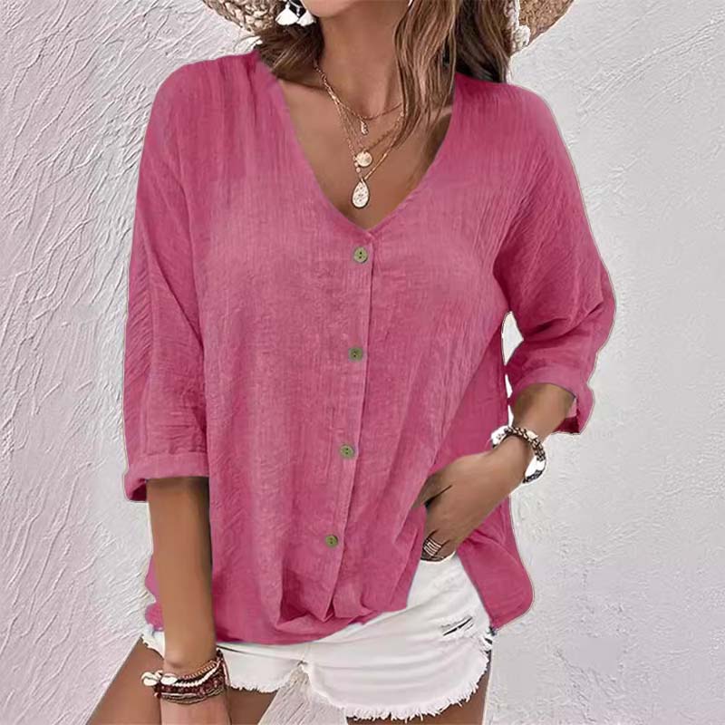 ✨Tijdelijke aanbieding 45% KORTING🎁V-hals Shirt Top