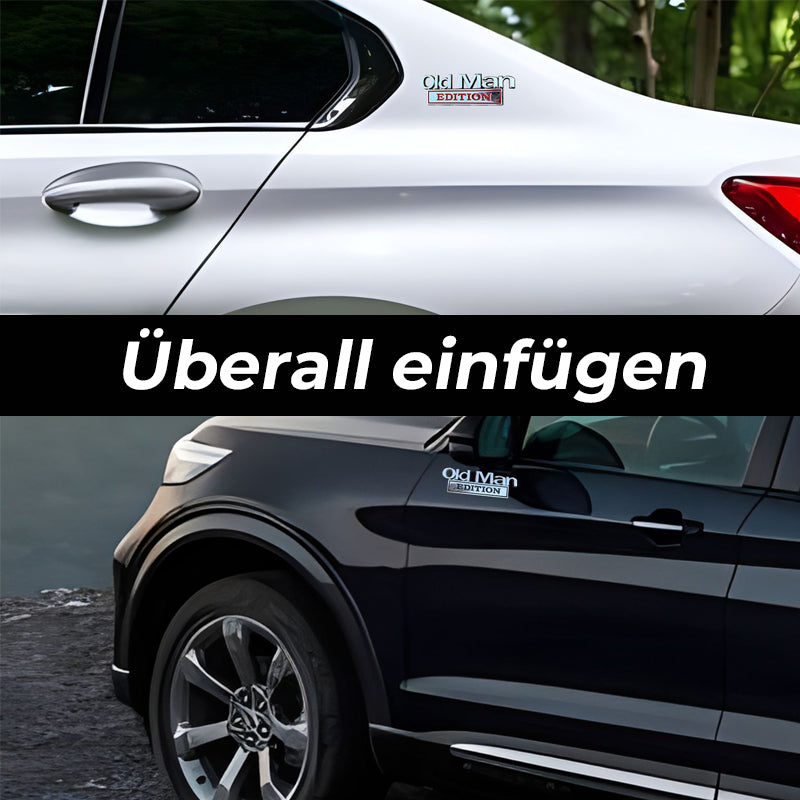🚗 Old Man Edition auto embleem