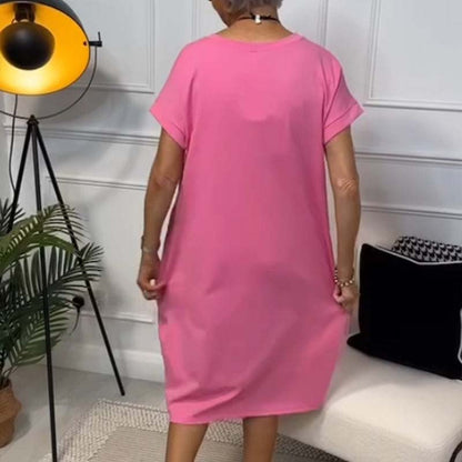 🌟 Stijlvolle Comfortjurk met Print