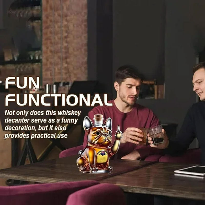 🥃Creatief gevormde whiskyfles