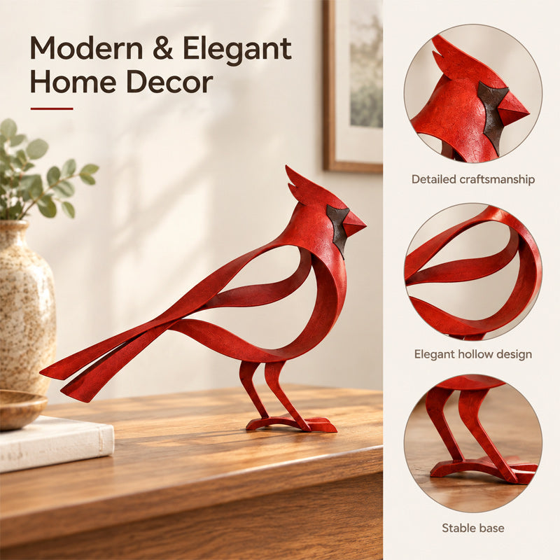 🕊️Metalen vogelsculptuur voor interieurdecoratie